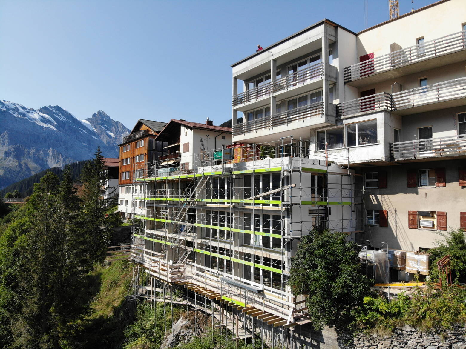 Neubau Erweiterung Hotel Edelweiss Mürren Neubau Erweiterung Hotel Edelweiss Mürren