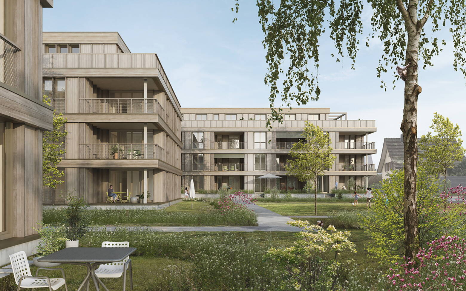 Studienauftrag 1. Rang | BIM Wohnüberbauung Der Geist der alten Gärtnerei Studienauftrag 1. Rang | BIM Wohnüberbauung Der Geist der alten Gärtnerei